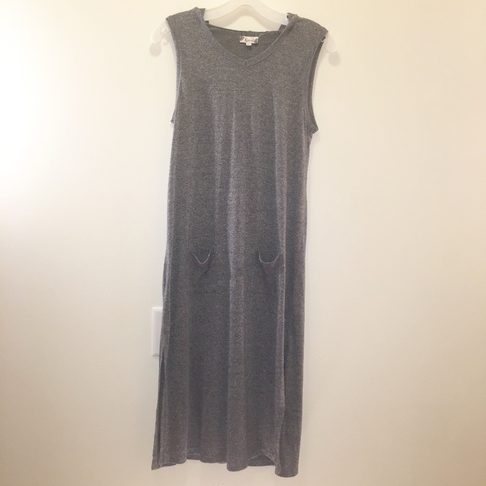 Ketz-ke sleeveless shirt dress with hood